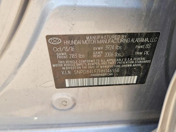 2017 HYUNDAI ELANTRA
