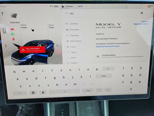 2026 TESLA MODEL Y — ODOM