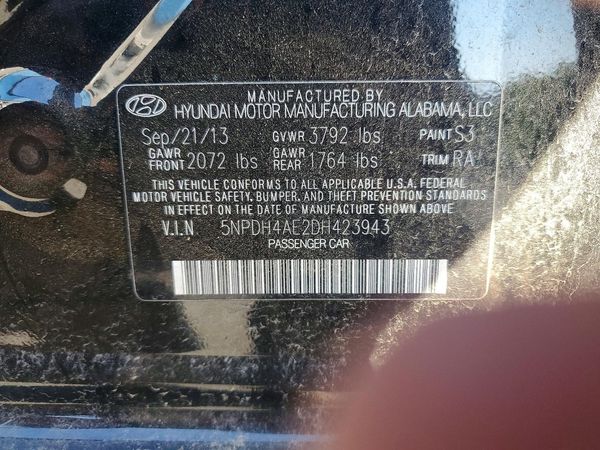 2013 HYUNDAI ELANTRA