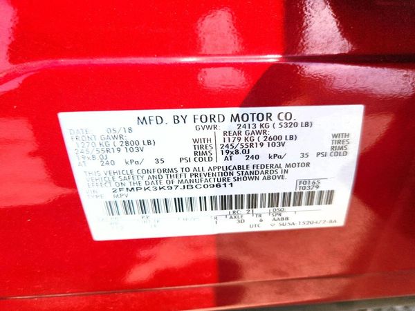 2018 FORD EDGE