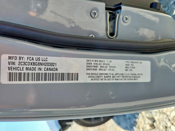 2022 DODGE CHARGER SXT