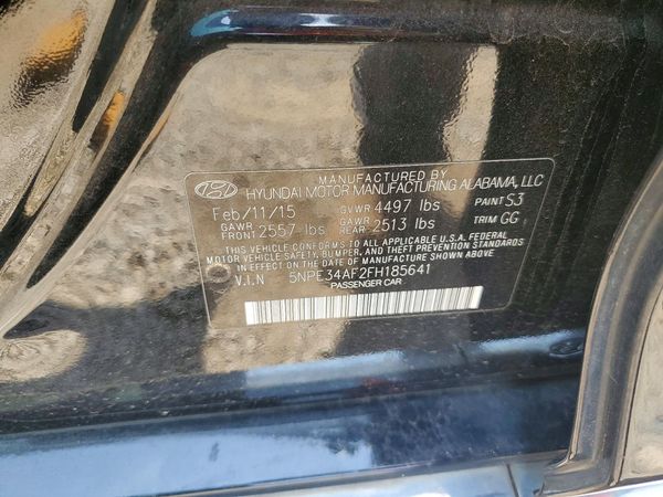 2015 HYUNDAI SONATA