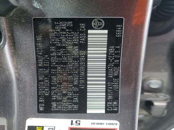 2024 TOYOTA CAMRY