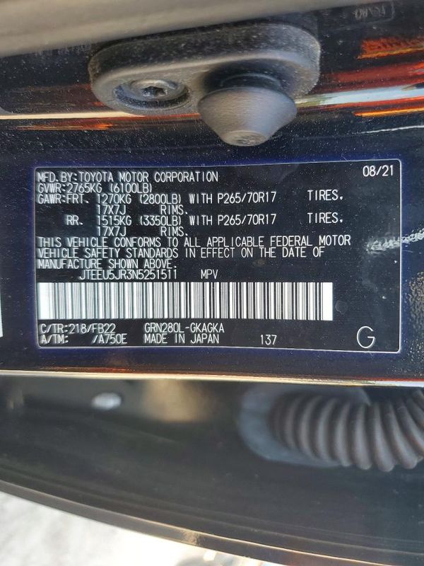 2022 TOYOTA 4RUNNER SR5