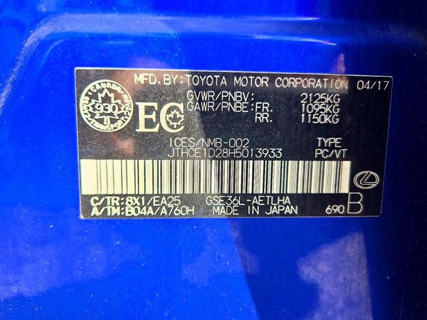 2017 LEXUS IS 350