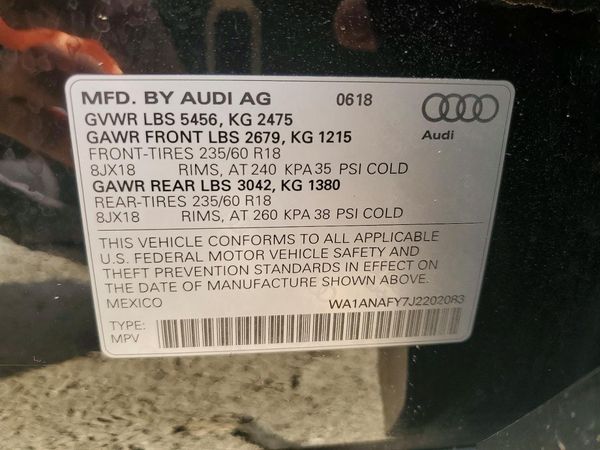 2018 AUDI Q5 quattro Premium