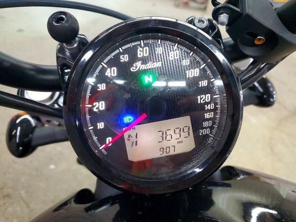 2018 INDIAN MOTORCYCLE CO. MOTORCYCLE — ODOM