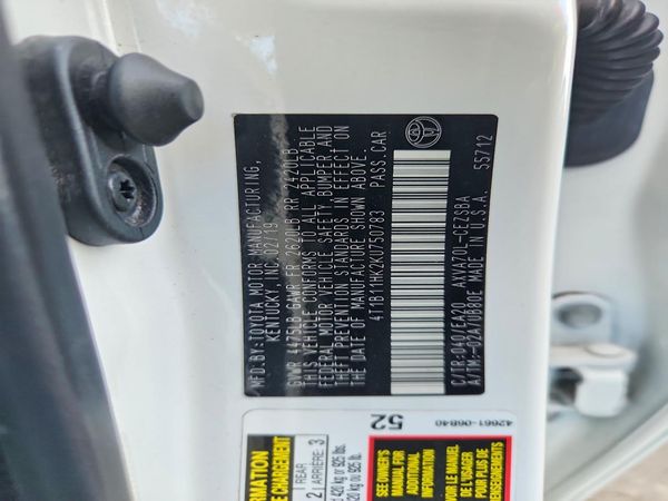 2019 TOYOTA CAMRY