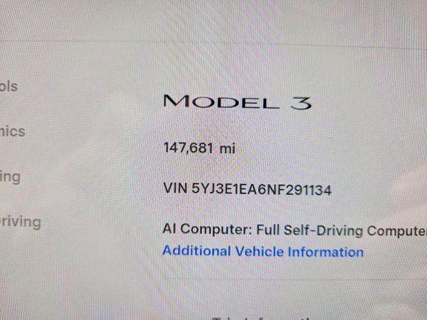 2022 TESLA MODEL 3