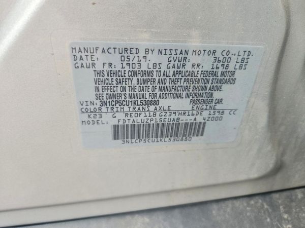 2019 NISSAN KICKS