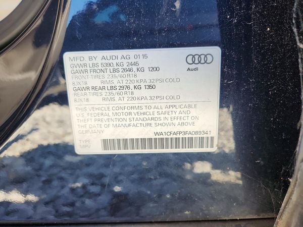 2015 AUDI Q5
