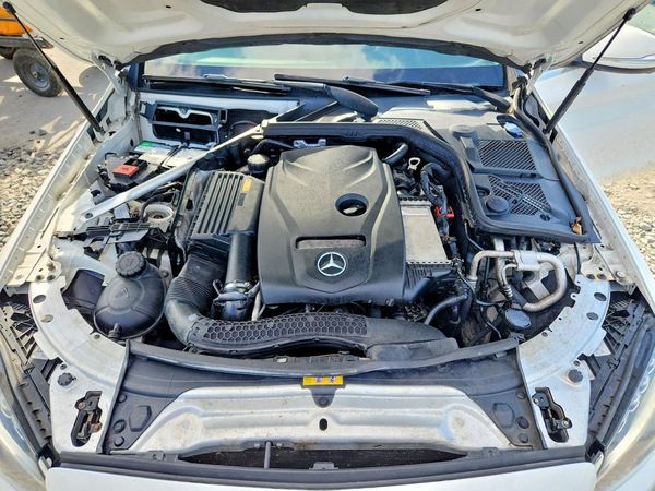 2015 MERCEDES-BENZ C 4-MATIC — Engine bay