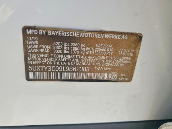 2020 BMW X3 sDrive30i