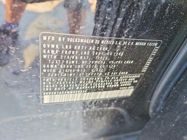 2021 VOLKSWAGEN TIGUAN