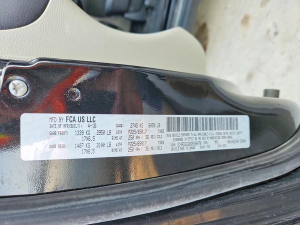 2016 DODGE GRAND CARAVAN SXT