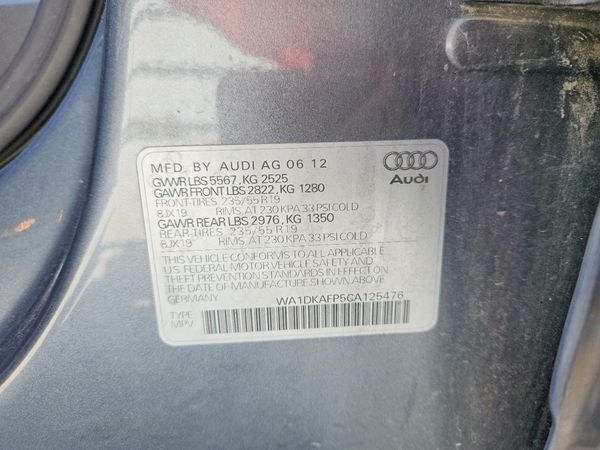 2012 AUDI Q5 Premium Plus