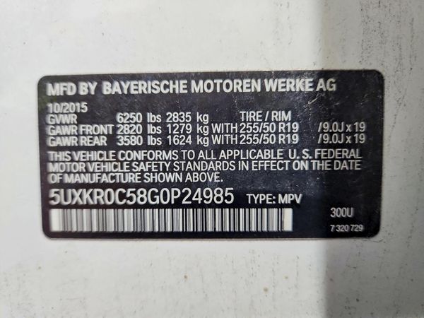 2016 BMW X5 xDrive35i