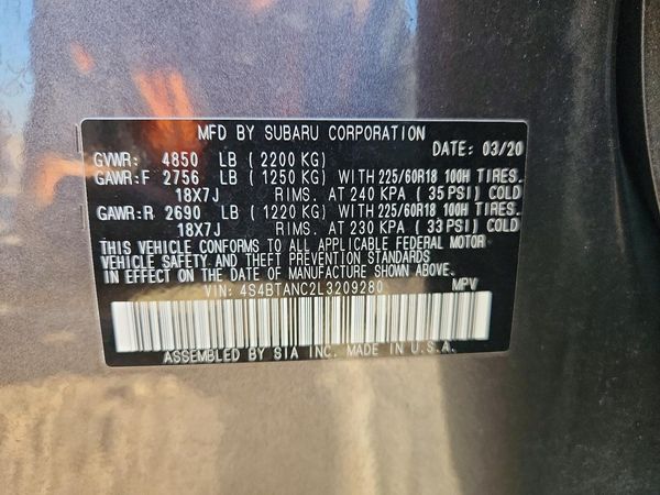 2020 SUBARU OUTBACK Limited+M/R+NAVI(HK)