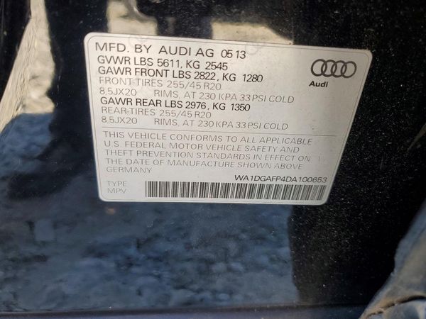 2013 AUDI Q5 Premium Plus