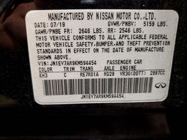 2019 INFINITI Q50