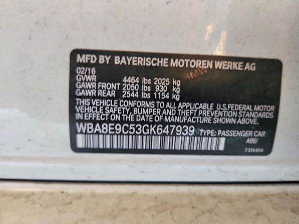 2016 BMW 328