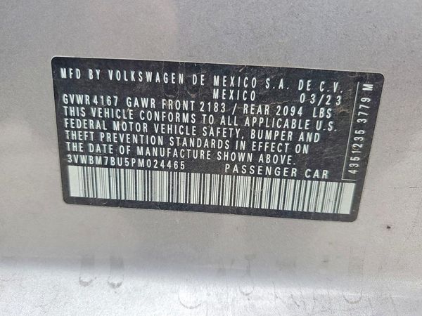2023 VOLKSWAGEN JETTA