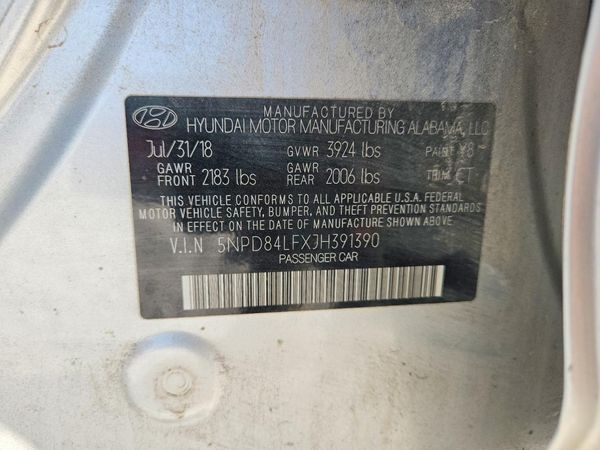 2018 HYUNDAI ELANTRA