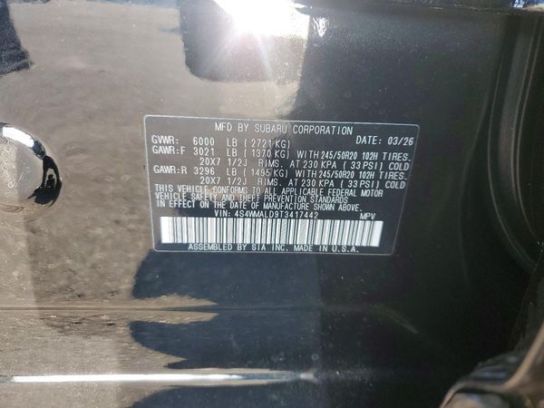 2026 SUBARU ASCENT