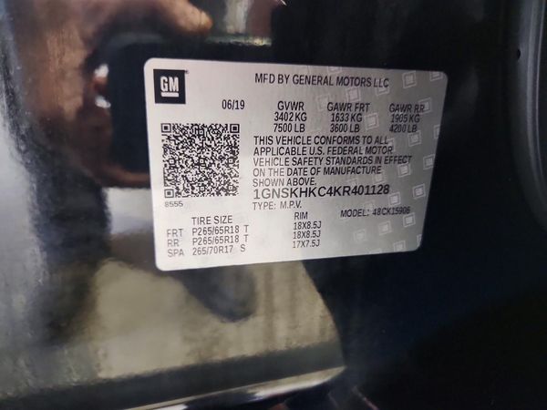 2019 CHEVROLET SUBURBAN LT