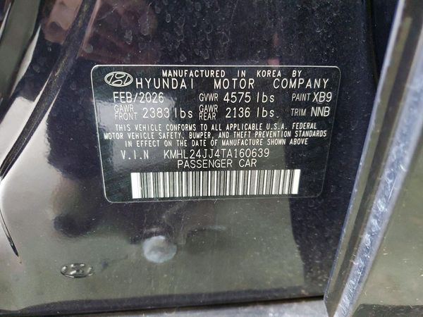 2026 HYUNDAI SONATA Blue