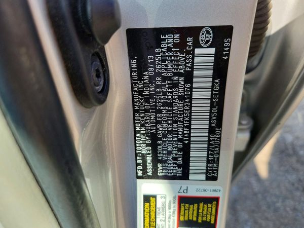 2014 TOYOTA CAMRY