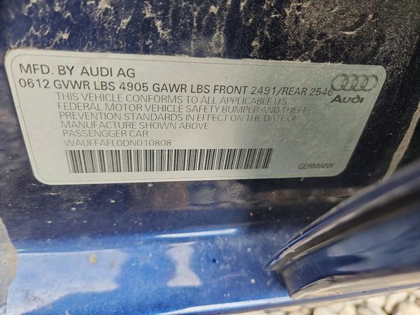 2013 AUDI A4 quattro Premium Plus