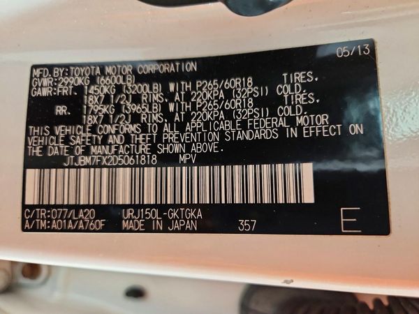 2013 LEXUS GX 460 Base