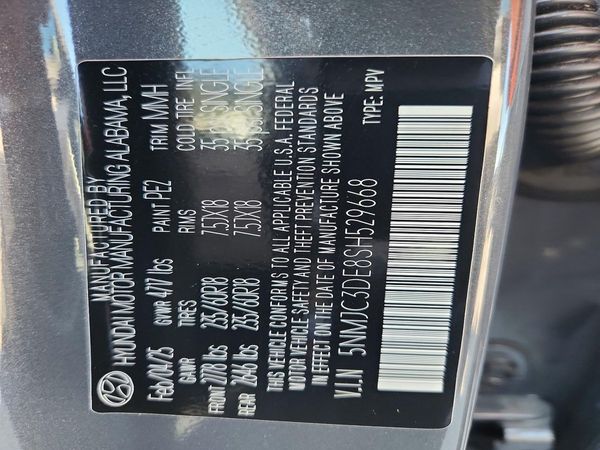 2025 HYUNDAI TUCSON SEL Convenience
