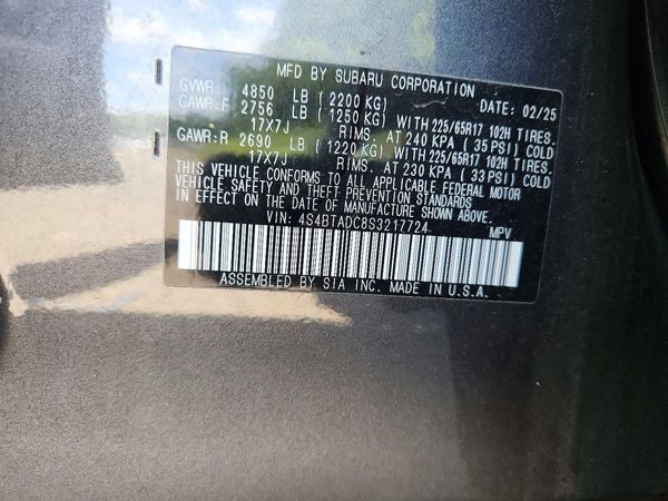 2025 SUBARU OUTBACK