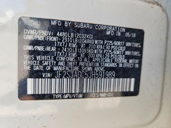 2018 SUBARU FORESTER Premium+ES