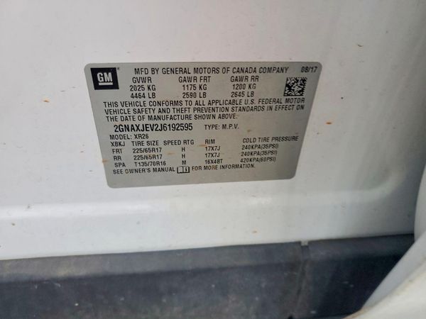 2018 CHEVROLET EQUINOX LT (1LT)