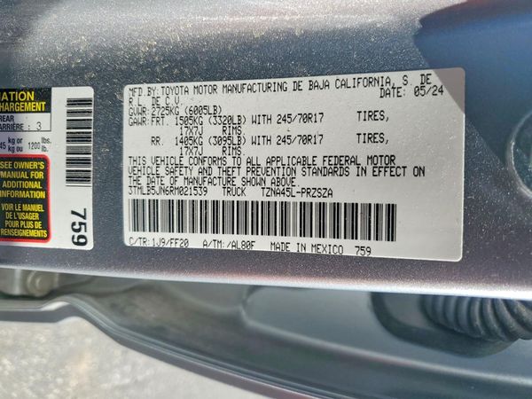 2024 TOYOTA TACOMA
