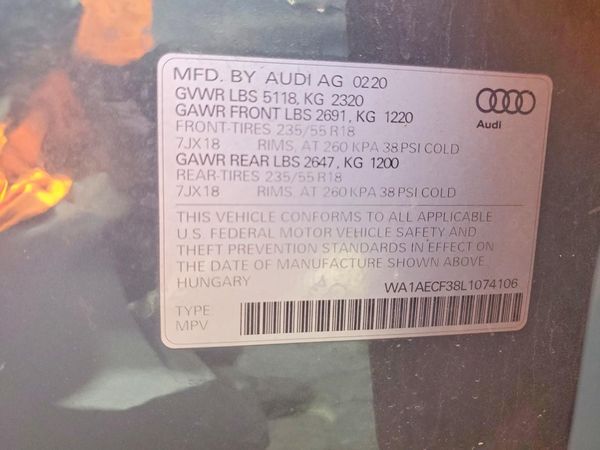 2020 AUDI Q3 quattro Premium