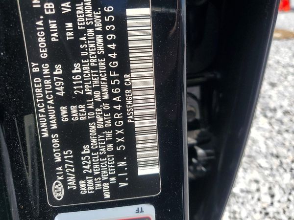 2015 KIA OPTIMA TOP (High Grade)