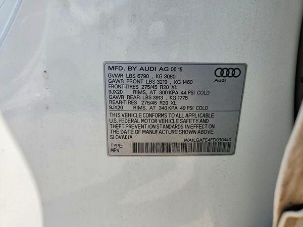 2015 AUDI Q7 Premium Plus