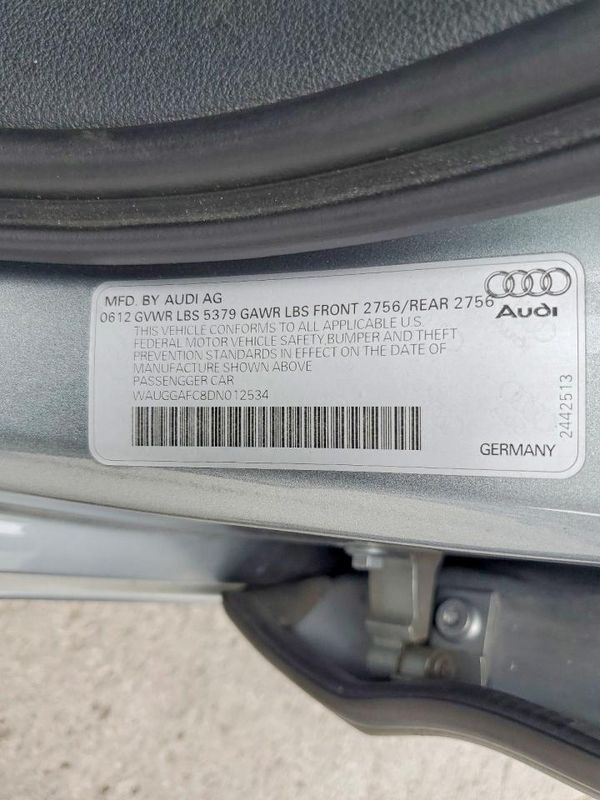 2013 AUDI A6 quattro Premium Plus