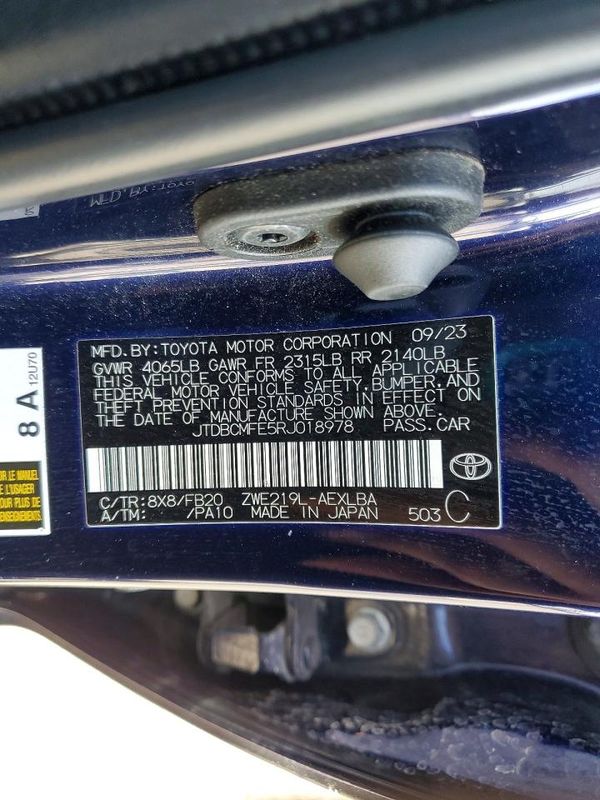 2024 TOYOTA COROLLA