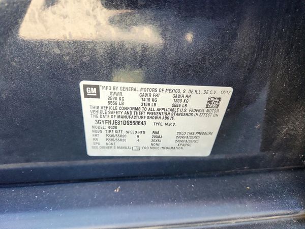 2013 CADILLAC SRX Premium