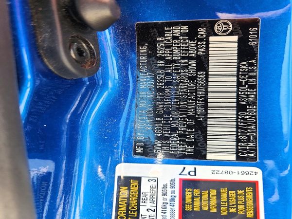 2017 TOYOTA CAMRY LE/SE/XLE/XSE