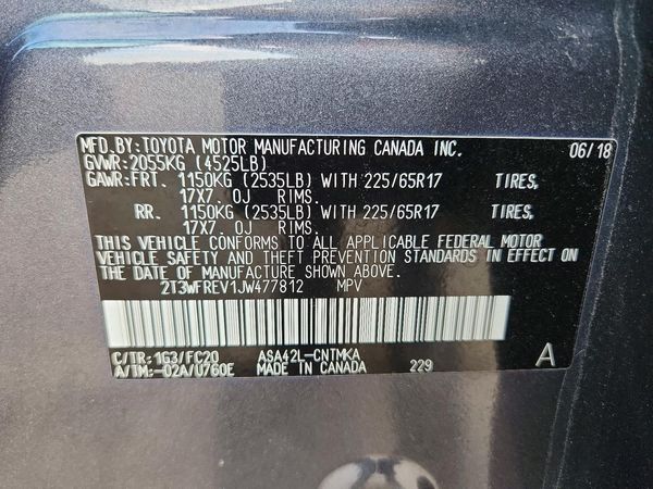2018 TOYOTA RAV4 Adventure/XLE