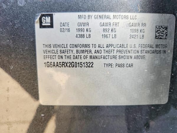 2016 CADILLAC ATS Standard