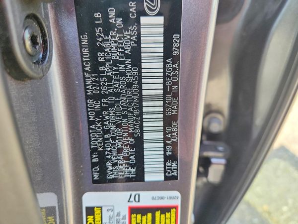 2021 LEXUS ES 350 350 Base