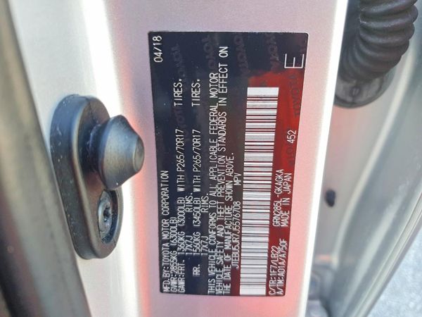2018 TOYOTA 4RUNNER