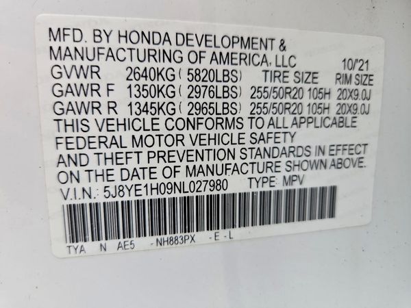 2022 ACURA MDX